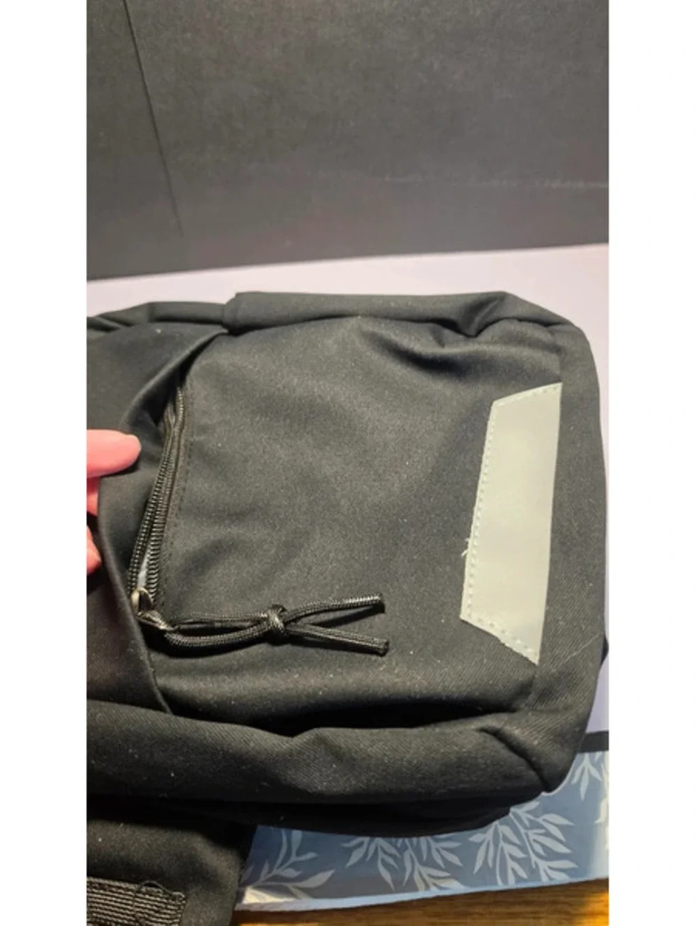 New Unisex Black Sling Bag Purse